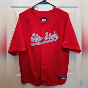 Red Ohio State Baseball Jersey, size XL